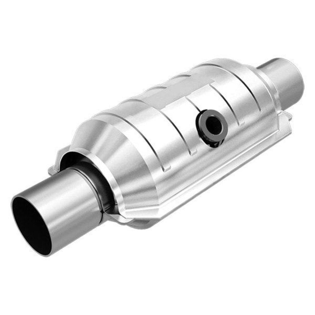 2.25 inch OBDII Round Catalytic Converter with O2 Sensor